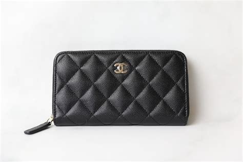 chanel zipped travel wallet